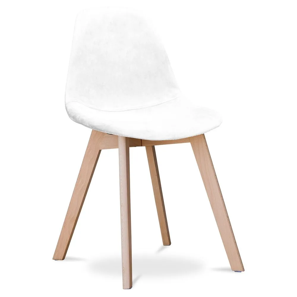 Met stof beklede eetkamerstoel - Scandinavische stijl - Denisse image 8