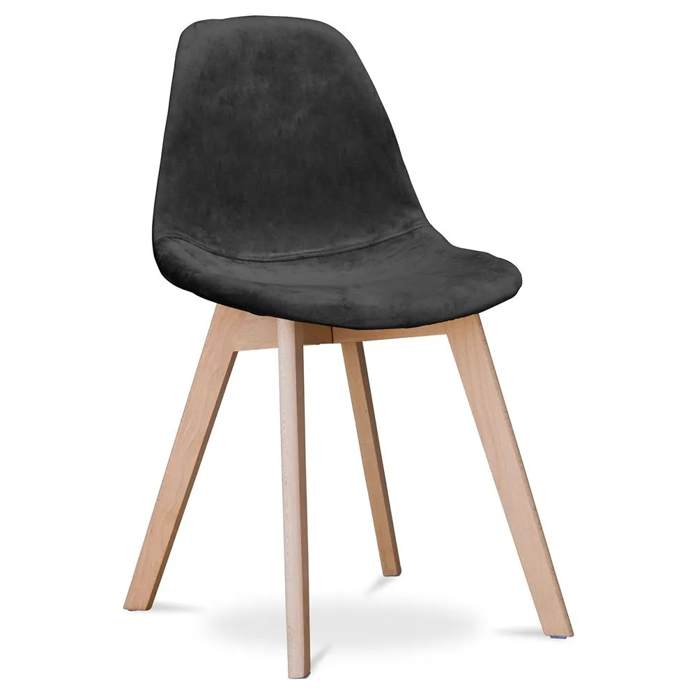 Met stof beklede eetkamerstoel - Scandinavische stijl - Denisse image 8