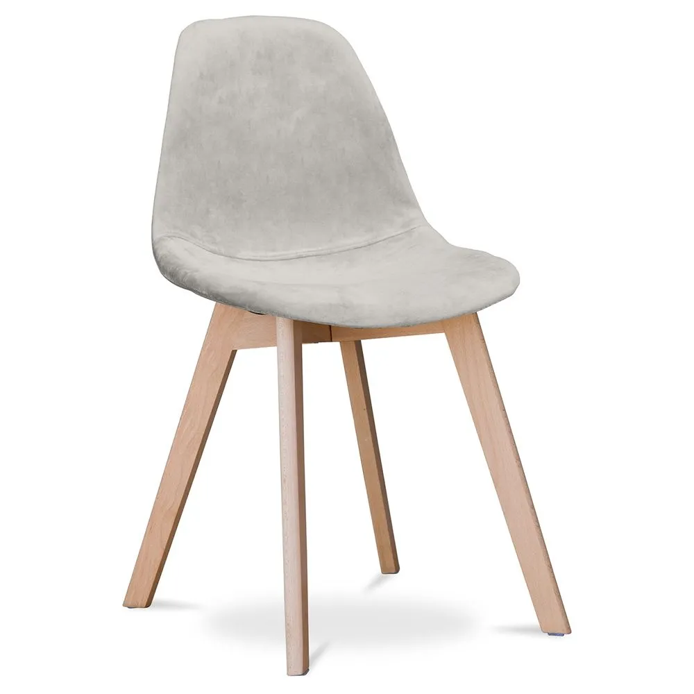Met stof beklede eetkamerstoel - Scandinavische stijl - Denisse image 8