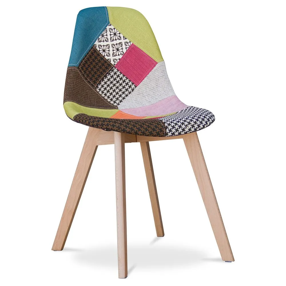 Eetkamerstoel - bekleed met patchwork - Simona image 8