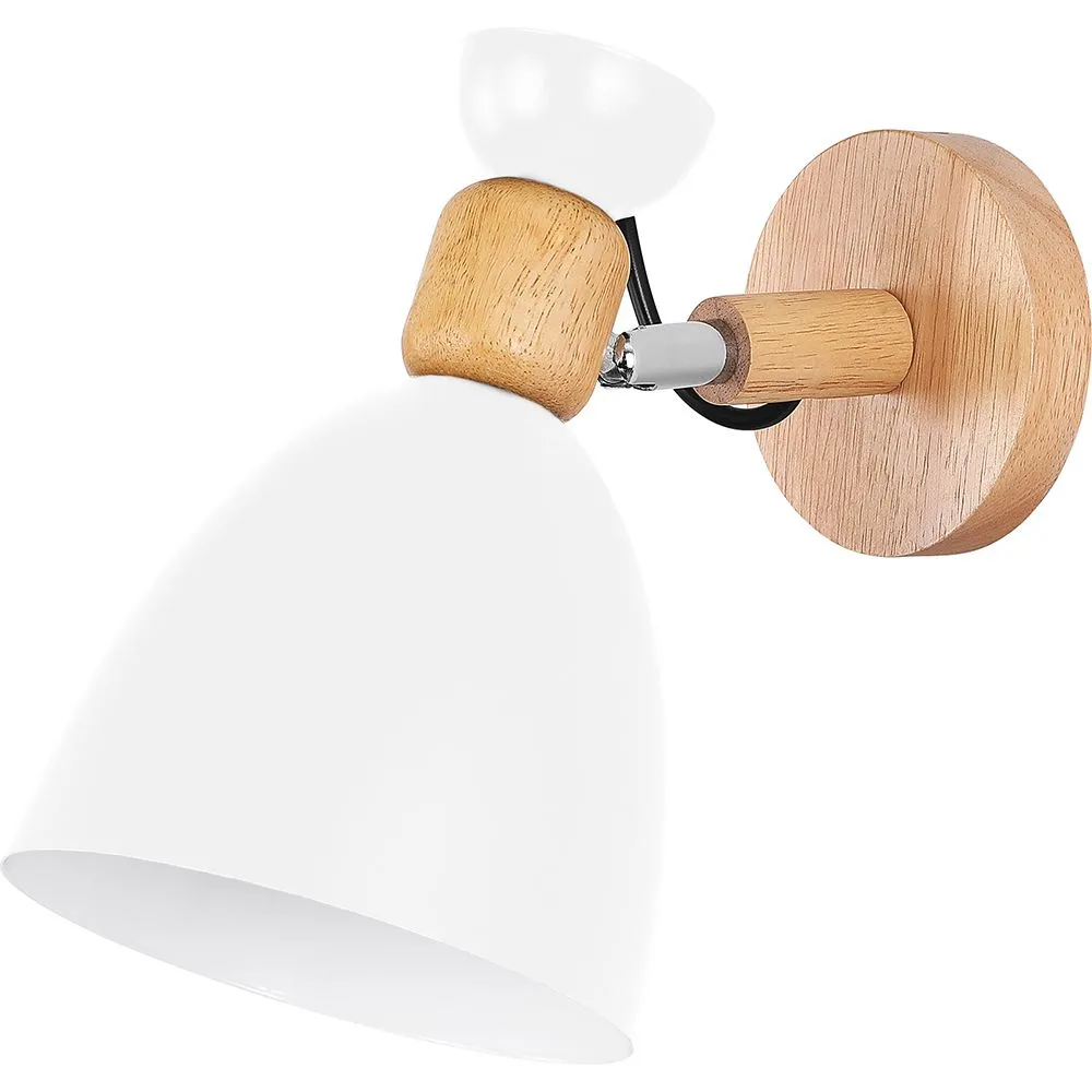 Wandlamp - Scandinavische Stijl - Metaal en Hout - Jorson image 8