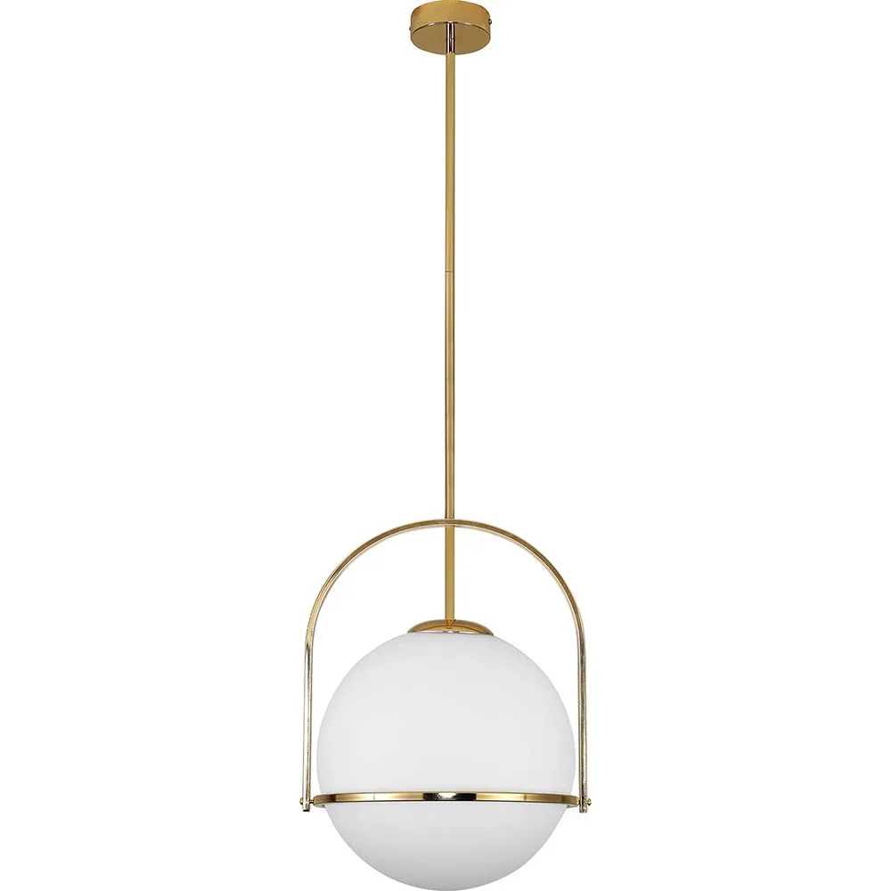 Kristallen bol plafondlamp - Gouden hanglamp - Anette image 8