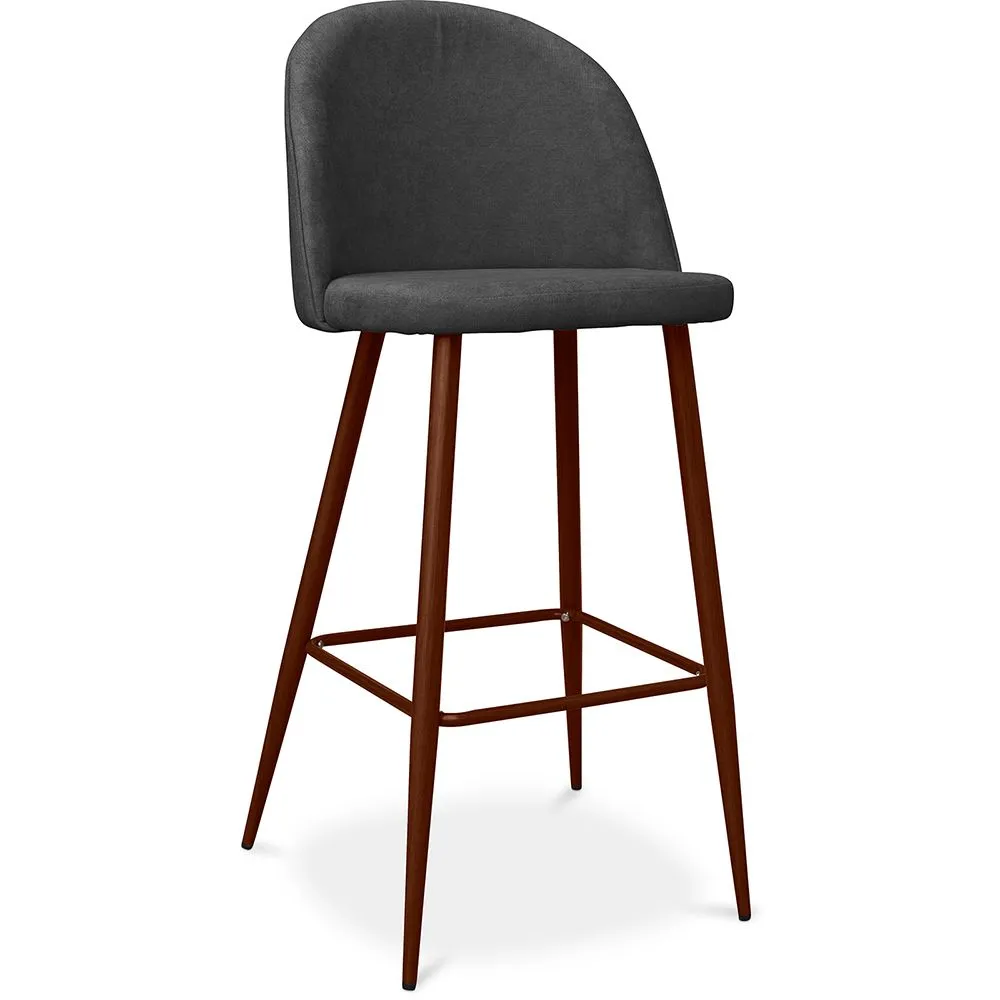 Stoffen beklede kruk - Scandinavisch ontwerp - 76cm - Evelyne image 8