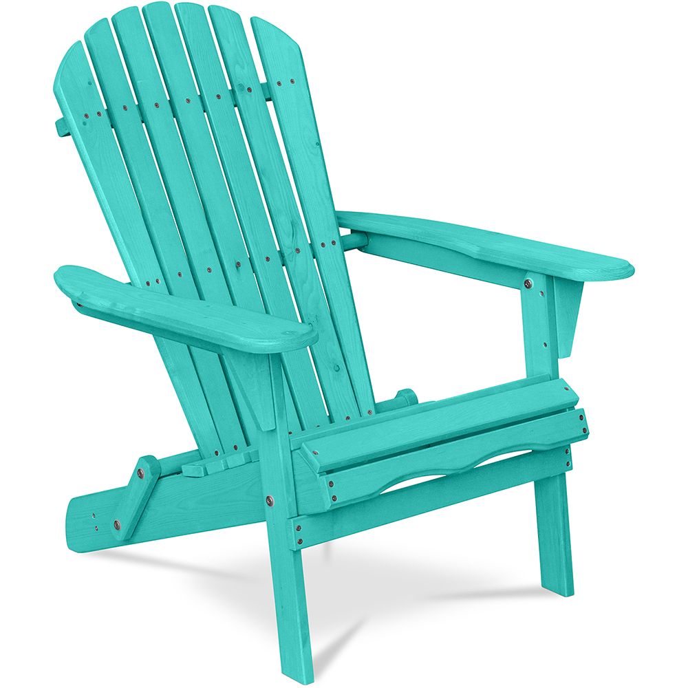 Houten buitenstoel met armleuningen - Adirondack tuinstoel - Adirondack image 8