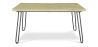 Rechthoekige eettafel - Industrieel - Hout & Metaal - 150cm - Hairpin image 7