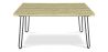 Rechthoekige eettafel - Industrieel - Hout & Metaal - 150cm - Hairpin image 7