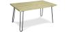 Rechthoekige eettafel - Industrieel - Hout & Metaal - 150cm - Hairpin image 7