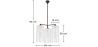 Kristallen plafondlamp - Hanglamp - 3 armen - Reg image 7