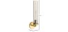 Wandkandelaar Lamp Goud - Corba image 7