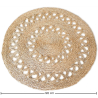 Ronde juten tapijt - Boho Bali - 120 CM - Ilya image 7