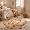 Ronde juten tapijt - Boho Bali - 120 CM - Ilya image 7