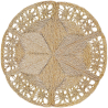 Ronde juten tapijt - Boho Bali - 120 CM - Bilú image 7