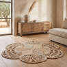 Ronde juten tapijt - Boho Bali - 120 CM - Niluh image 7