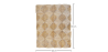 Rechthoekig juten tapijt - Boho Bali - 120x150 CM - Lubya image 7