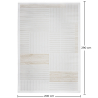 Groot Tapijt met Eigentijds Modern Ontwerp - Beige (290x200 cm) - Pestra image 7