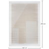 Groot Tapijt met Eigentijds Modern Ontwerp - Beige (290x200 cm) - Terna image 7