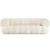 Bouclé Beklede Bank - Moderne Stijl - 2/3 Zits - Gebogen Teddy image 7