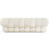 Bouclé Beklede Bank - Moderne Stijl - 2/3 Zits - Gebogen Teddy image 7