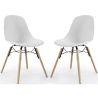Eetkamerstoel - Scandinavisch Design - Houten Poten - Set van 2 - Skögur image 7