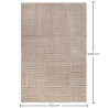 Groot Tapijt met Eigentijds Modern Ontwerp - Beige (160x230 cm) - Rococo image 7