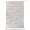 Groot Tapijt met Eigentijds Modern Ontwerp - Beige (290x200 cm) - Rosella image 7