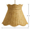 Rotan Plafondlamp – Natuurlijke Hanglamp – Tyna image 7