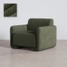 Fauteuil Bekleed Met Fluwelen Corduroy – Modern Design - November image 9