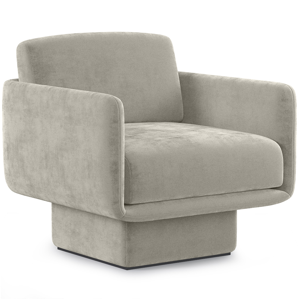 Fluwelen beklede fauteuil - Jackson image 8