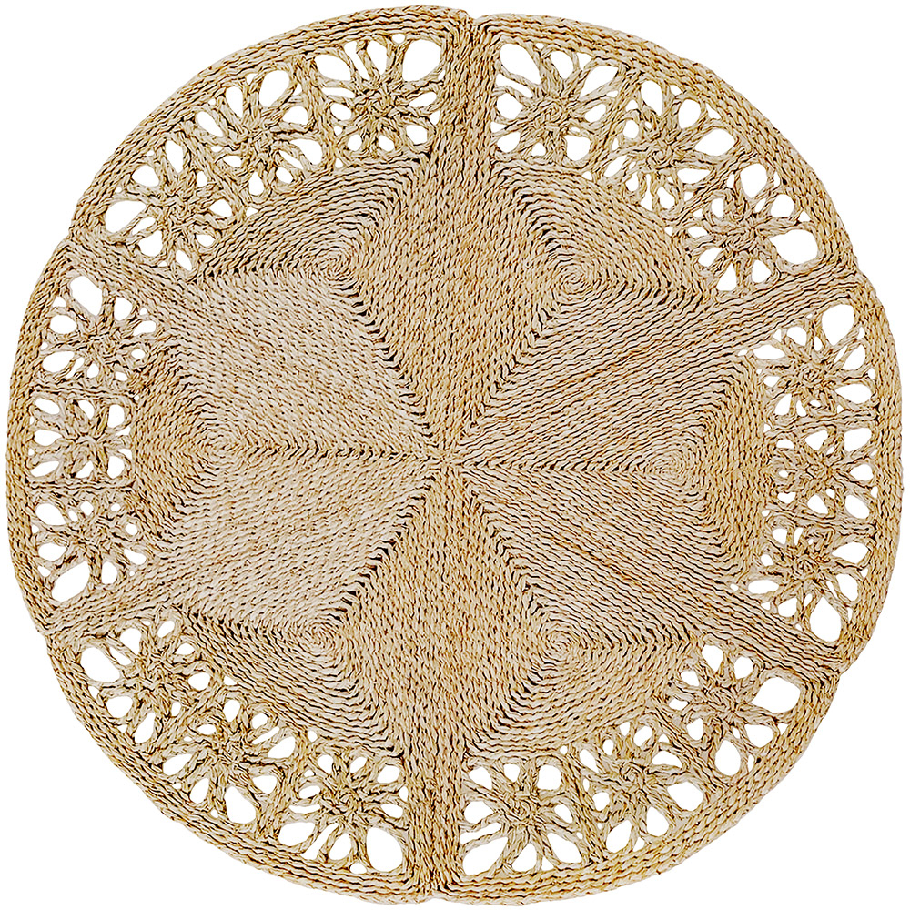 Ronde juten tapijt - Boho Bali - 120 CM - Bilú image 8