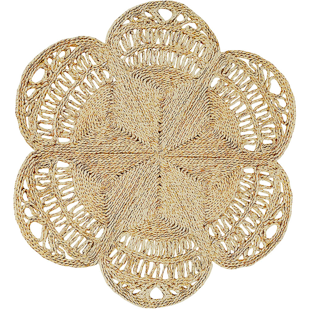 Ronde juten tapijt - Boho Bali - 120 CM - Niluh image 8