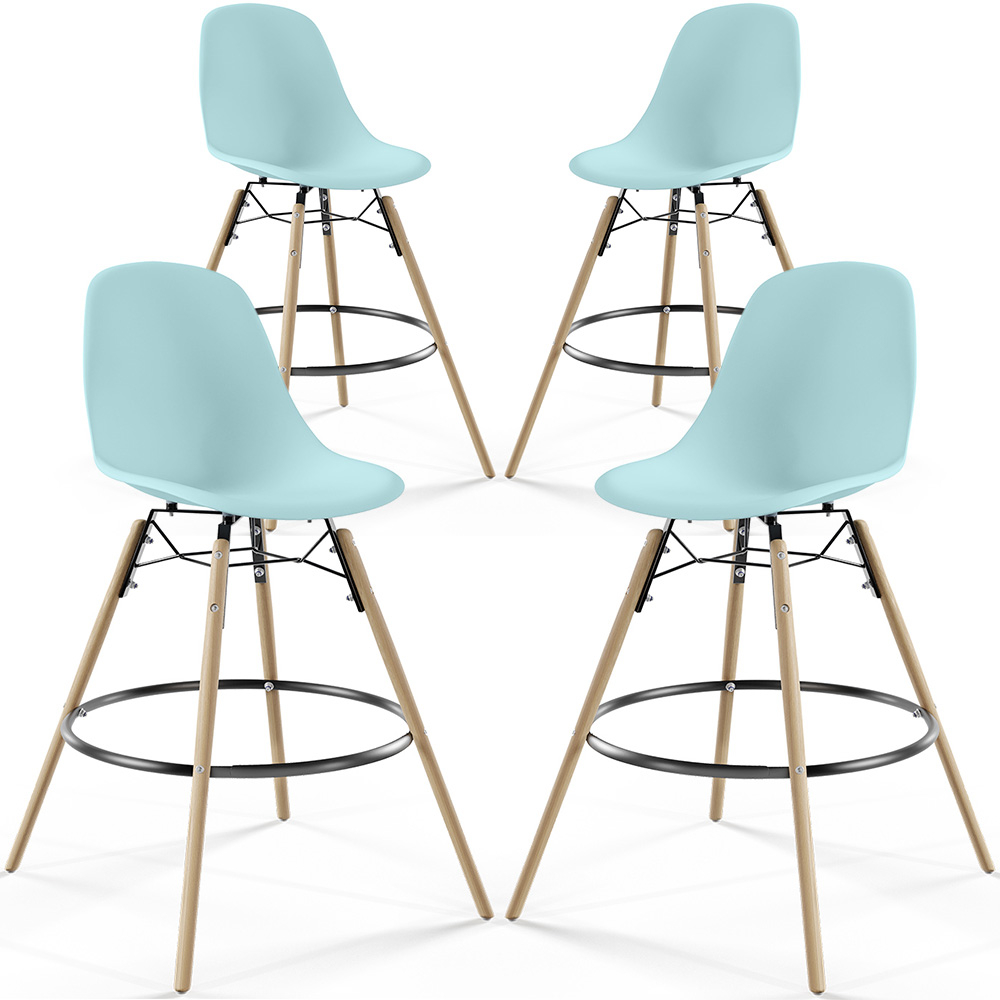 Barkrukken - Scandinavisch Design - Houten Poten - Set van 4 - Skögur image 8