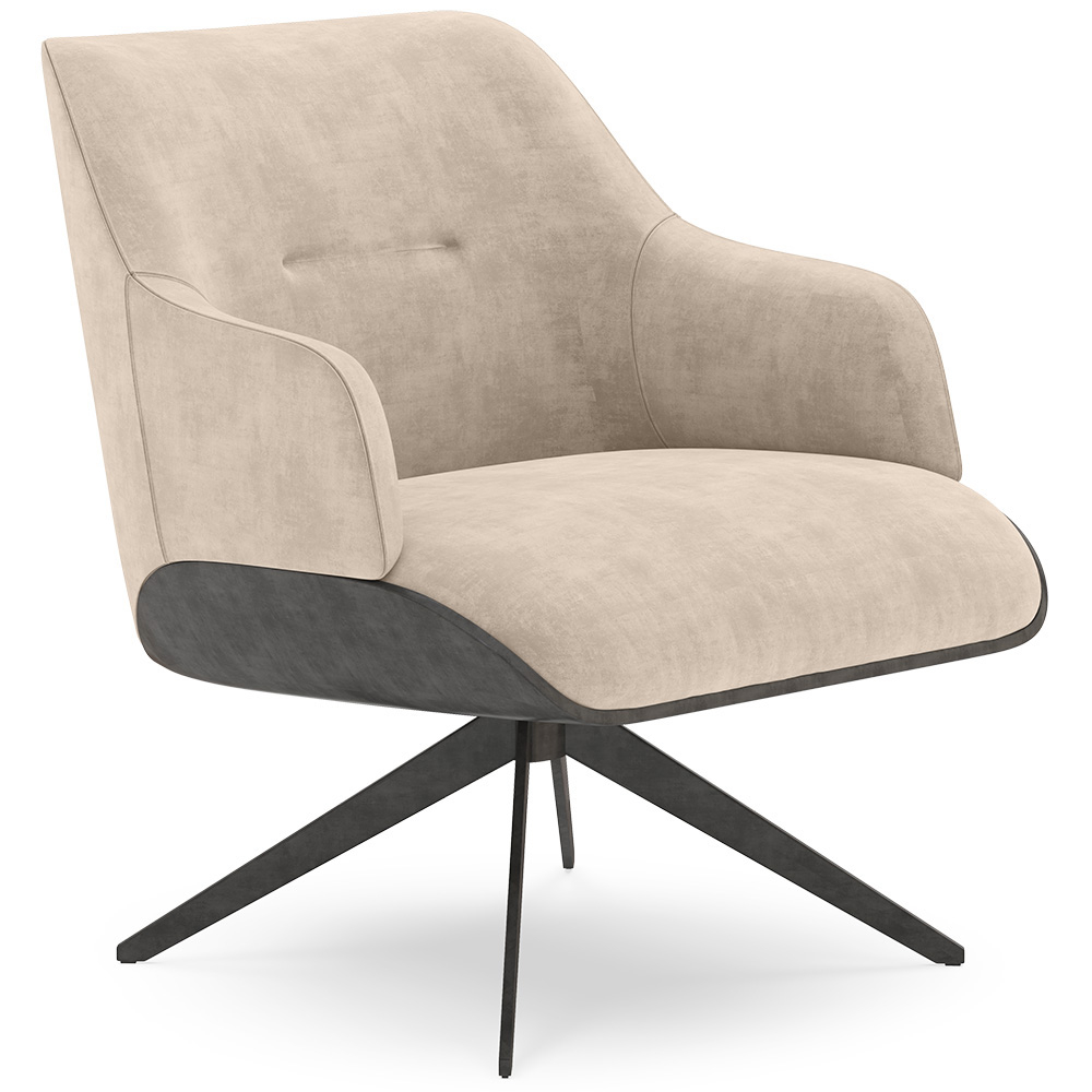 Moderne Gestoffeerde Fauteuil in Mid-Century-Stijl - Clark image 8