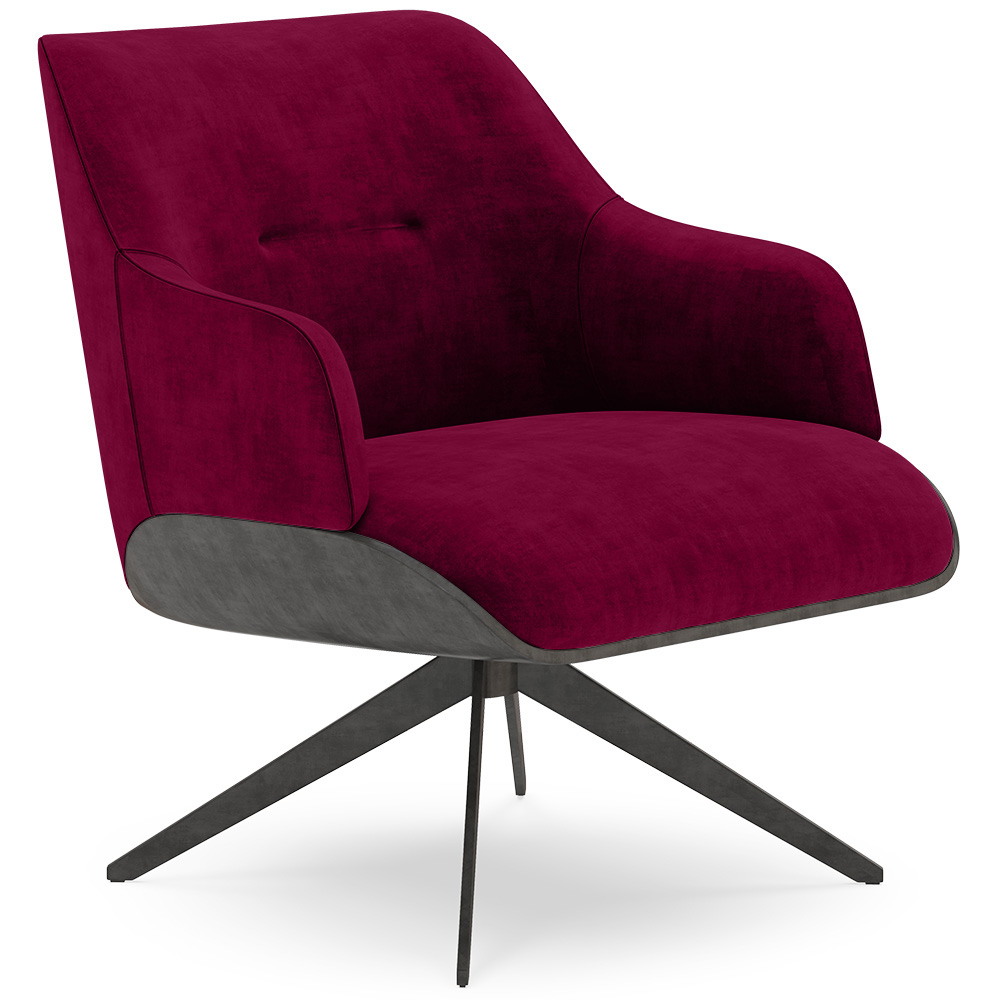 Moderne Gestoffeerde Fauteuil in Mid-Century-Stijl - Clark image 8