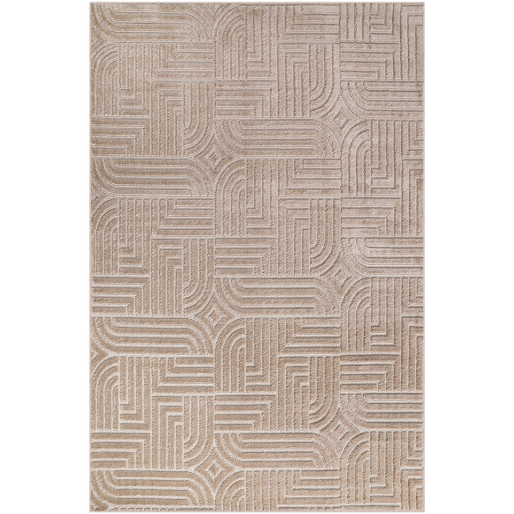 Groot Tapijt met Eigentijds Modern Ontwerp - Beige (290x200 cm) - Rococo image 8