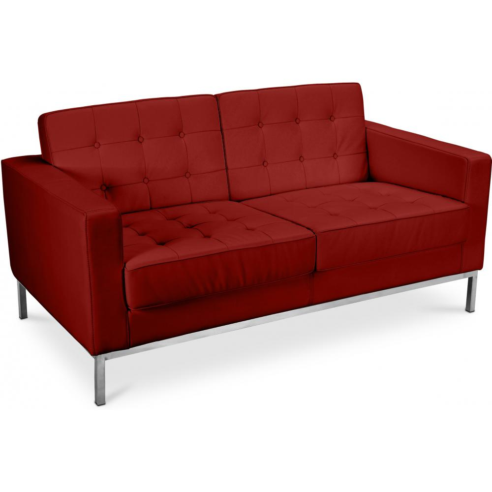 Lederen Gestoffeerde Sofa - 2 zits - Konel image 8