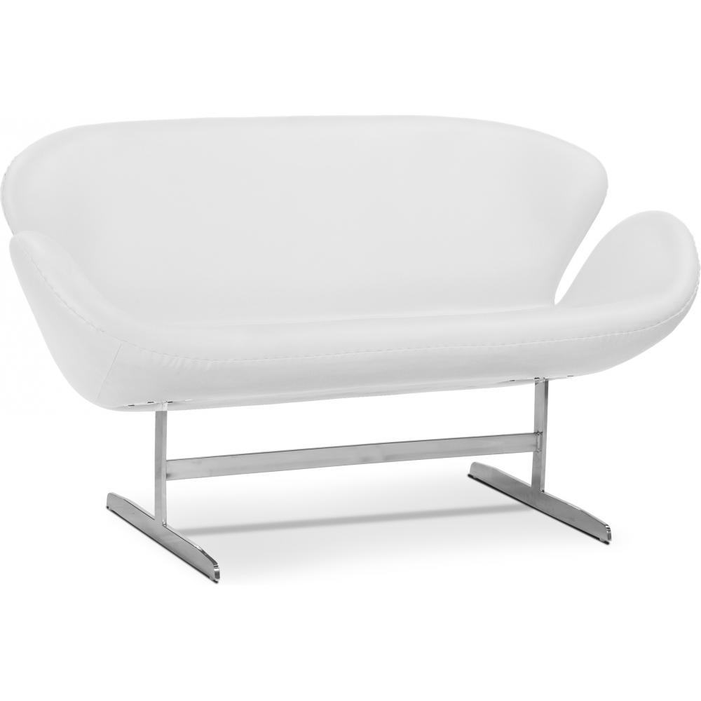 Gebogen Sofa - Gestoffeerd in Leer - 2 zits - Svin image 8