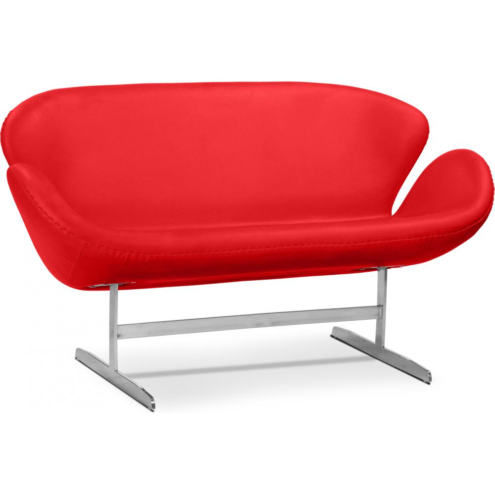 Gebogen Sofa - Gestoffeerd in Leer - 2 zits - Svin image 8